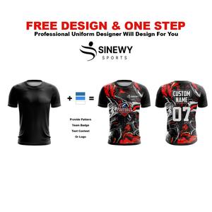 Camiseta lisa con sublimación Dry Fit para hombre, camiseta de poliéster 100%, camisetas para correr al por mayor, camisetas con estampado personalizado - Product Image 4