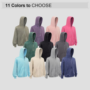 Prix de gros, logo personnalisé, sweat-shirt pour homme en coton biologique lourd, col rond, uni, couleur unie, pour la saison hivernale - Product Image 2