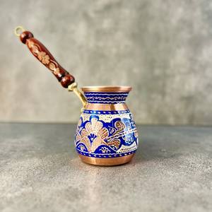 Cafetera Turca de Cobre de Diseño Tradicional, Vajilla Personalizada al por Mayor, Taza de Café, Decoración de Mesa para el Hogar, Cocina, Restaurante, Fiesta - Product Image 5