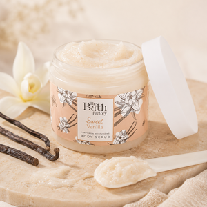 <b>Scrub</b> Exfoliating for Smooth and Radiant Skin The Bath Factory Sweet Vanilla Shea <b>Body</b> Vanilla <b>Scrub</b> - Product Image 3