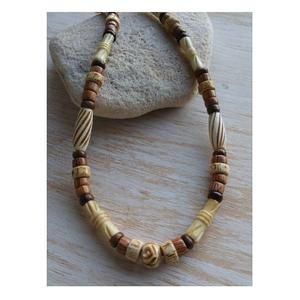 ชุดสร้อยคอลูกปัดกระดูกชุดสร้อยคอลูกปัดฮอร์นสร้อยคอแฟชั่นแกลเลอรี่ที่กำหนดเอง chokers ลูกปัดตัดหัวใจเครื่องประดับ partyware สำหรับผู้หญิง - Product Image 5