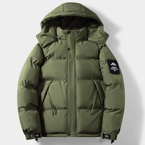 Veste à capuche pour homme, imperméable, respirante, chaude, tendance, pour la randonnée, le camping, l'automne, avec logo sur le devant - Product Image 2
