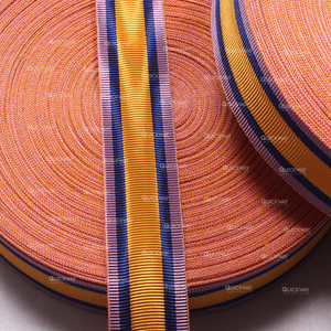 Pouces personnalisés de ruban de médaille de cérémonie miniature Matériau en tissu Médaille de service Ruban de médaille de longue durée de cérémonie - Product Image 2