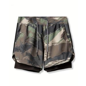 Shorts de sport pour hommes, respirants, à séchage rapide, pour la course à pied, la gym, l'entraînement et les activités physiques - Product Image 1