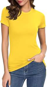 Vente chaude T-shirt confortable ajusté à manches mi-longues pour femmes Logo personnalisé de haute qualité Style parfait écologique pour l'hiver - Product Image 2