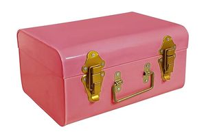 Pink Metal <b>Trunk</b> <b>Storage</b> <b>Box</b> with Gold Handle in Affordable Price From Indian Manufacturer & Exporter - Product Image 6