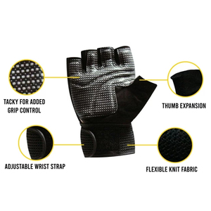 Precio de fábrica de alto grado Guantes de levantamiento de pesas cómodos personalizados Guantes de levantamiento de pesas transpirables cómodos de alta fabricación - Product Image 6