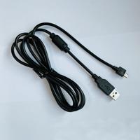 Câble de charge et de données Micro USB de 1,8 m et 3 m, connecteur nickelé avec noyau en ferrite, pour manette de jeu sans fil PS4