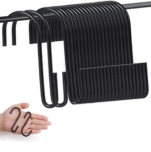 Ustensiles 6 crochets en métal support crochet garde-manger armoire organisateur suspendu support de rangement mural avec produit en vente - Product Image 6