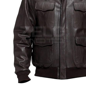 Chaqueta de cuero de alta calidad para hombre al mejor precio Chaqueta de cuero de manga larga Diseña tus propias chaquetas de cuero a la moda - Product Image 6