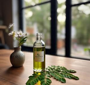 100% Pure Moringa Carrier Oil Aceite natural para el cuidado de la piel y el cabello para cosméticos y masajes-Suministro a granel y al por mayor - Product Image 5