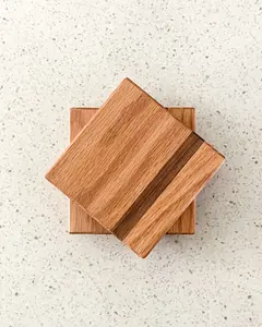 Sous-verre en bois de style bohème de haute qualité, fabriqué à la main, écologique, durable, pour une utilisation à long terme, vente en gros - Product Image 2