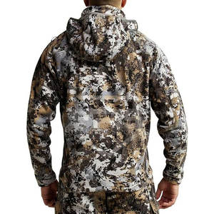 Top vente OEM Service hommes chasse sweats à capuche en gros pas cher prix 100% coton hommes chasse sweats à capuche - Product Image 5