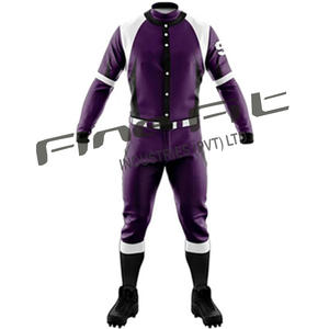 Uniforme de Béisbol Personalizado al por Mayor para Hombre, Transpirable, 100% Poliéster, Jersey y Pantalones, Conjunto Completo, Colores y Logotipo Personalizados - Product Image 3