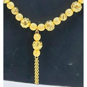 Elegante Nouvelle Collection 24KT Conjunto de collar largo chapado en oro Colección de joyería fina - Product Image 4