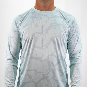 Ropa de pesca con estampado de sublimación personalizada 2025, camisa de pesca ligera de manga larga para hombre - Product Image 4