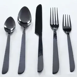 Ensemble de couverts en acier inoxydable design, écologiques, parfaits pour les dîners élégants, la maison, les restaurants et les banquets, en provenance d'Inde - Product Image 4