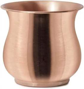 Pure handcrafted copper lota water pot for spiritual routines pooja essentials and eco conscious living - Product Image 1