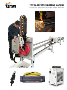2000W Faserlaser-Rohrschneidemaschine für Schwere Quadrat- und Rundrohre Hocheffizientes CNC-Metallrohrschneidewerkzeug - Product Image 4