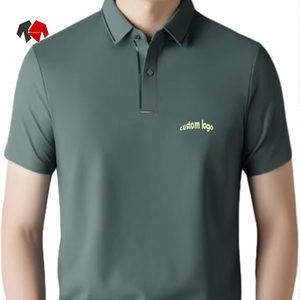 Polo de alto rendimiento para hombre, antiarrugas, transpirable y resistente al sudor, viscosa/poliéster, Media manga informal - Product Image 4