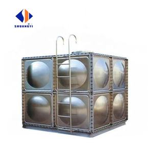 Tanque de Agua de Acero Inoxidable 304/316 de 3*3*3m, 2000L, 3000L, 4000L, 5000L, Personalizable, con Pernos, para Agua Potable en Abidjan - Product Image 1