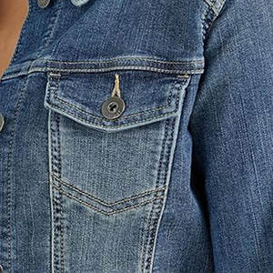 Vestes en jean pour femmes à faible MOQ, vestes en jean respirantes pour femmes, vestes en jean pour femmes avec design personnalisé - Product Image 5