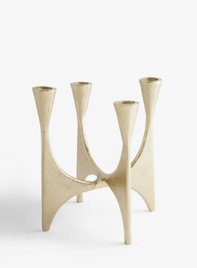 Portavelas de Metal hecho a mano de latón AK con 4 brazos en artículo de alta calidad con acabado dorado para decoración de Hotel/decoración del hogar - Product Image 3