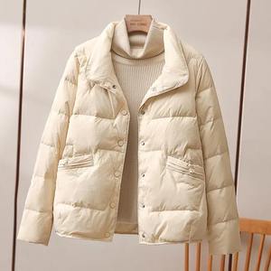 Chaqueta acolchada de algodón gruesa y cálida coreana para mujer, Parka de manga larga con capucha, abrigo de invierno con bolsillos, abrigo holgado sólido de talla grande - Product Image 4