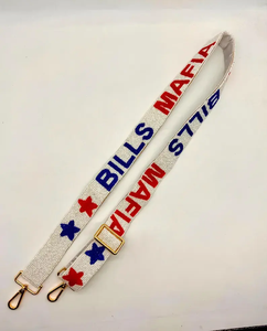 2025 <b>Mardi</b> <b>Gras</b> Trending Designs Custom Indian Hand Embroidered Seed <b>Beaded</b> Clear Bag Straps 2025 Metal Belts - Product Image 1