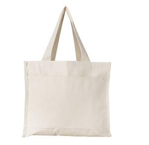 Wholesale Latest Style Custom Size Cotton <b>Canvas</b> Zipper <b>Bags</b> <b>Plain</b> Pattern Decorated Chains Buttons Ready Blank <b>Bags</b> - Product Image 1