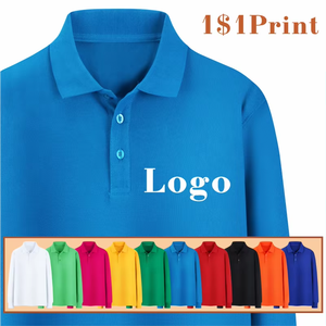 POLO de negocios de manga larga para Primavera/otoño, Top de alta calidad de Color sólido, se puede personalizar el bordado y la impresión del LOGOTIPO NSLP - Product Image 6