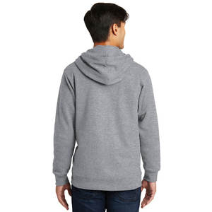 Sudaderas con capucha térmicas con cremallera de algodón 400G de nuevo estilo al por mayor con cordón - Product Image 2
