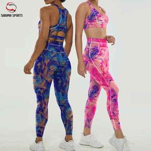 Conjunto Deportivo de Yoga de 2 Piezas para Mujer, Diseño Nuevo, Ropa Deportiva de Compresión para Gimnasio, Venta al Por Mayor - Product Image 1