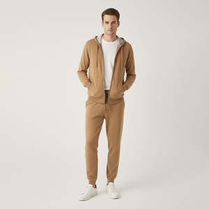 Survêtements Fabricant Prix Bas Unisexe 100% Polyester / Coton Ensembles de Survêtements d'Entraînement Logo Personnalisé Hommes Sweats à Capuche en Polaire - Product Image 1