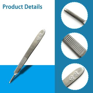 Manche de scalpel chirurgical médical de qualité supérieure, alimentation manuelle, acier inoxydable, base pour utilisation chirurgicale - Product Image 4