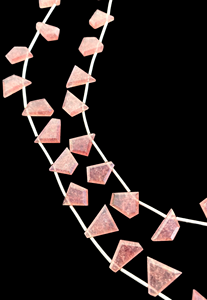 Perles de quartz fraise naturelle 6-12 MM fabrication de bijoux pierres précieuses guérison Quartz perles en vrac de haute qualité - Product Image 2