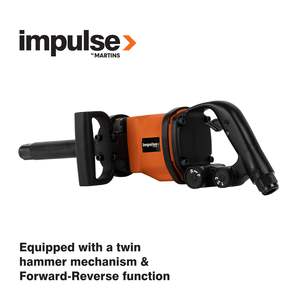 ประแจบล็อกไฮดรอลิก Impulse 1 สำหรับรถบรรทุก แรงบิด 1800 ฟุต-ปอนด์ น้ำหนักเบาพิเศษ 15.6 ปอนด์ ออกแบบตามหลักสรีรศาสตร์ ระบบค้อนคู่ 3 สปีด - Product Image 3