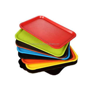 Plateau de service de mariage en plastique de conception classique Produit tendance durable avec cuillères écologiques à grains incluses - Product Image 4