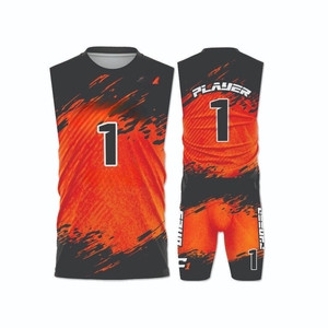 Uniforme de football américain 7v7 personnalisé, tenue d'équipe 7-on-7, manches courtes, imprimé par transfert thermique, respirant, 100% polyester - Product Image 5