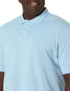 Logo personnalisé broderie impression été décontracté 100% coton T-Shirts à manches courtes tricoté Piqué pour polo uniformes solide Patt - Product Image 4