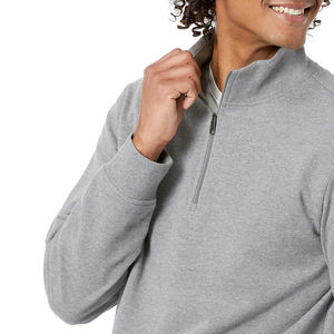 Sweat-shirt Homme Demi-zip Polaire Pull Quart Zip Chemises Cropped Sweat shirt Quarter Zip Pullover Chandails - Product Image 5