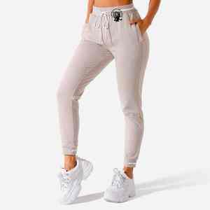 กางเกงจ็อกเกอร์ทรงหลวมสำหรับผู้หญิงคอลเลคชั่นฤดูหนาวสีพื้นผ้าทอแนวสตรีทแวร์มาใหม่ - Product Image 6