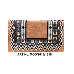 Haute qualité polycoton doublure tapis de selle Western cheval mince laine cuir coton remplissage nouvelle-zélande matériau scintillant pour - Product Image 4