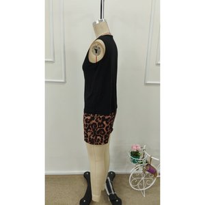 Conjunto de Dos Piezas para Mujer de Jane: Camiseta sin Mangas con Tirantes y Cuello Redondo de Viscosa y Pantalones Cortos con Estampado de Leopardo, Atuendo Casual de Verano - Product Image 6