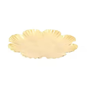 Plat de service en aluminium doré de la meilleure qualité, forme et taille personnalisées, plat de service au meilleur prix. - Product Image 2