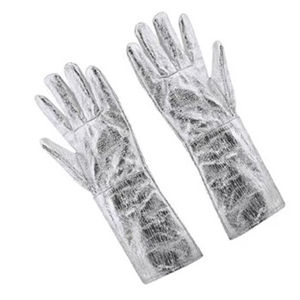 Gants de soudage renforcés en cuir de vachette haute performance OEM Gants de construction résistants à l'abrasion pour la lutte contre les incendies - Product Image 1