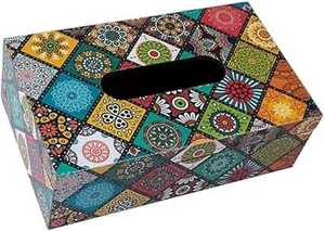 กล่องทิชชู่เรซิ่นที่ใส่ผ้าเช็ดปากสำหรับร้านอาหารบ้านตกแต่งโต๊ะ - Product Image 2