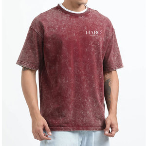เสื้อยืดสไตล์ลำลองคลาสสิกสำหรับผู้ชาย ผ้าฝ้ายฟอกสี ให้สัมผัสนุ่ม สวมใส่สบาย เหมาะสำหรับใส่ในชีวิตประจำวัน - Product Image 4