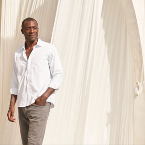 Camisa de Esmoquin de Manga Larga con Cuello en V para Hombre, de Alta Calidad, 40% Algodón + 60% Poliéster, Transpirable, para Verano - Product Image 4