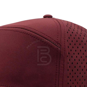 Casquette Snapback en gros – Casquette décontractée ajustable à 6 panneaux en maille, bord plat, couleur unie, respirante, pour printemps et été - Product Image 5